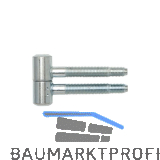 SOLIDO Einbohrband 2-tlg. mit Zylinderkopf, Holz, 16 mm, Stahl verzinkt