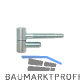 SOLIDO Stahlzargenband 2-tlg. mit Zylinderkopf, 16 mm, Stahl verzinkt