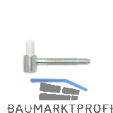 SOLIDO Einbohrband-Unterteil mit Zylinderk. � 16 mm, verstellbar, verzinkt