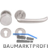 SOLIDO FH-Wechselgarnitur BELFAST - auf Rosette PZ, FH-EI - 30, Edelstahl