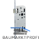 SOLIDO Einstemmschloss 321 PZW, DM 50, Nuss 8,5, eckig, verzinkt