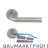 SOLIDO Dr�ckergarnitur DUBLIN - auf Rosette WC, 38 - 45, Edelstahl matt FH