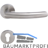 SOLIDO Dr�ckergarnitur HELSINKI - auf Rosette PZ, 38 - 45, Edelstahl matt