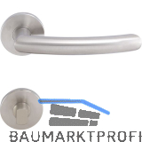 SOLIDO Dr�ckergarnitur HELSINKI - auf Rosette WC, 38 - 45, Edelstahl matt FH