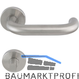 SOLIDO FH-Dr�ckergarnitur TALIN - auf Rosette WC, 38 - 45, Edelstahl matt