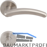 SOLIDO Dr�ckergarnitur GENF - auf Rosette WC, vernickelt matt