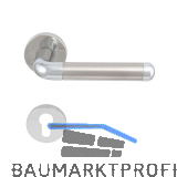 SOLIDO Dr�ckergarnitur MONACO - auf Rosette PZ, verchromt/vernickelt matt