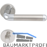 SOLIDO Dr�ckergarnitur MONACO - auf Rosette WC, verchromt/vernickelt matt