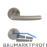 SOLIDO Dr�ckergarnitur PRAG - auf Rosette WC, vernickelt matt