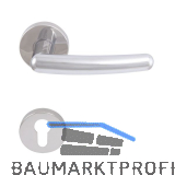 SOLIDO Dr�ckergarnitur PRAG - auf Rosette PZ, verchromt, EI-30 FH