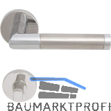SOLIDO Dr�ckergarnitur RIO - auf Rosette WC, verchromt/vernickelt matt