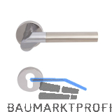 SOLIDO Dr�ckergarnitur SEVILLA - auf Rosette PZ, verchromt/vernickelt matt