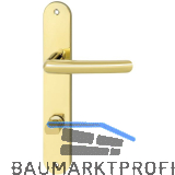 MARCHESI Dr�ckergarnitur PRAG - auf Schild WC 90, rechts, messingf�rbig PVD