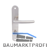 MARCHESI Dr�ckergarnitur PRAG - auf Schild WC 90, rechts, vernickelt matt