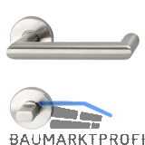 SOLIDO Dr�ckergarnitur SYLT - auf Rosette WC, 38 - 45, Edelstahl matt