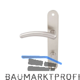 MARCHESI Dr�ckergarnitur GENF - auf Schild WC 90, links, vernickelt matt