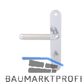 MARCHESI Dr�ckergarnitur MONACO - Schild WC 90, links, verchromt/vernickelt matt