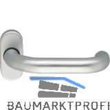 Dr�ckerlochteil D 116 - auf Rosette, VK: 8 mm, silber eloxiert
