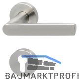 SOLIDO Dr�ckergarnitur DOVER - auf Rosette PZ, 38 - 45, Edelstahl matt FH