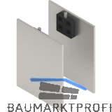 SOLIDO 100/HELM Abdeckkappen-Set Technikblende 2x Abstandsprofil 15 Edelstahl