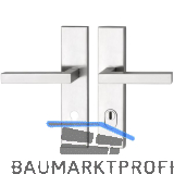 SH-Dr�ckergarnitur MALM�-auf Schild, DIN PZ92, mit Kzs. Edelstahl