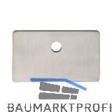 SOLIDO Namensschild ohne Spion u. Namensleiste, 120x70x6 mm, Edelstahl matt