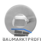 MARCHESI WC-Rosette flach rund, Edelstahl matt