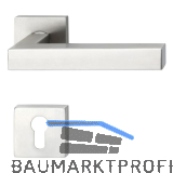 SOLIDO Dr�ckergarnitur MALM� - auf Rosette PZ, 38 - 45, Edelstahl matt