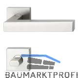 SOLIDO Dr�ckergarnitur MALM� - auf Rosette WC, 38 - 45, Edelstahl matt FH