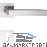 MARCHESI Dr�ckergarnitur MALM� - auf Flachrosette, eckig PZ, Edelstahl matt