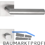 MARCHESI Dr�ckergarnitur NORWEGEN - auf Flachrosette, eckig WC, Edelstahl matt