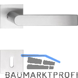 MARCHESI Dr�ckergarnitur DOVER - auf Flachrosette, eckig BB, Edelstahl matt