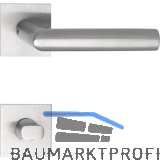 MARCHESI Dr�ckergarnitur VADUZ - auf Flachrosette, eckig WC, Edelstahl matt