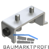 SOLIDO Stangenschloss Schlie�platte Silent Stop, verstellbar, Stahl verzinkt