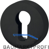 MARCHESI Zylinderrosette innen rund, � 52 x 10, ohne Kernziehschutz, schwarz