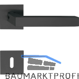 MARCHESI Dr�ckergarnitur MALM� - auf Flachrosette, eckig BB, schwarz