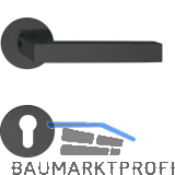 MARCHESI Dr�ckergarnitur MALM� - auf Flachrosette, rund PZ, schwarz