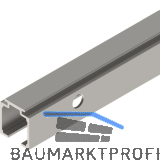 SOLIDO 100 Laufschiene seitlich gebohrt L=1800 mm Edelstahl-Effekt