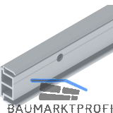 SOLIDO 100 Abstandsprofil 15 mm seitlich gebohrt L=2000 mm silber eloxiert