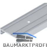 SOLIDO 100/HELM Befestigungsschiene WT Wandtasche auf Ma� silber eloxiert