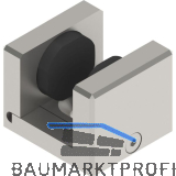 HELM GT-S 150 Bodenf�hrung deckenb�ndige Montage Glas 8-12,76 mm Edelstahl
