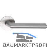 SOLIDO Dr�ckergarnitur GLASGOW - ohne Schl�sselrosette, rund, Edelstahl