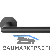 MARCHESI Dr�ckergarnitur NORWEGEN - rund, ohne Schl�sselrosette, schwarz