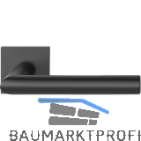 MARCHESI Dr�ckergarnitur NORWEGEN - eckig, ohne Schl�sselrosette, schwarz
