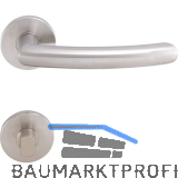 SOLIDO Dr�ckergarnitur HELSINKI DIN - auf Rosette WC, 38 - 45, Edelstahl matt