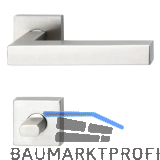 SOLIDO Dr�ckergarnitur MALM� DIN - auf Rosette WC, 38 - 45, Edelstahl matt