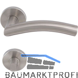 SOLIDO Dr�ckergarnitur OSLO DIN - auf Rosette WC, 38 - 45, Edelstahl matt