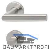 SOLIDO Dr�ckergarnitur VADUZ DIN - auf Rosette WC, 38 - 45, Edelstahl matt