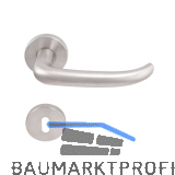 SOLIDO Dr�ckergarnitur BELFAST DIN - auf Rosette BB, 38 - 45, Edelstahl matt