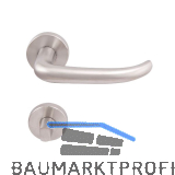 SOLIDO Dr�ckergarnitur BELFAST DIN - auf Rosette WC, 38 - 45, Edelstahl matt